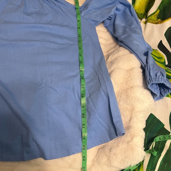 INC International Concepts Small Sky Blue Halter Cold Shoulder Casual Office Top - Picture 7 of 9